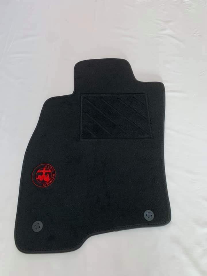 ALFA MITO car mats ALL MODELS with alpha logo