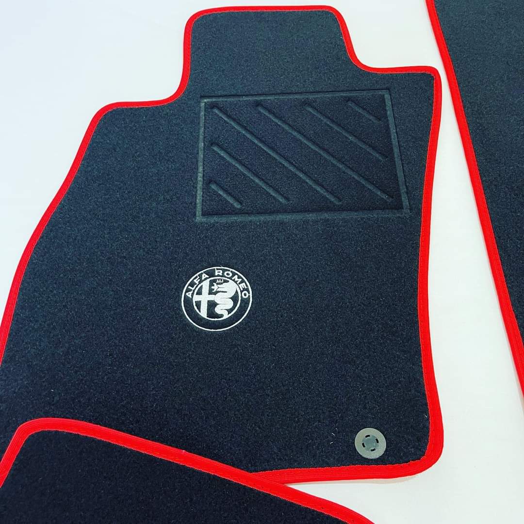 ALFA MITO car mats ALL MODELS with alpha logo