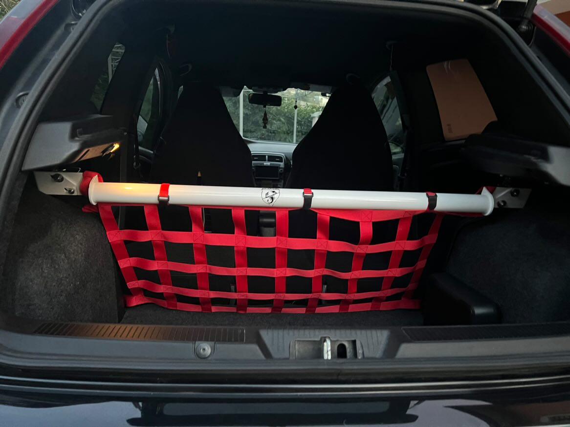 Rally sport net with 3 GPA/EVOABARTH/MITO bar attachments