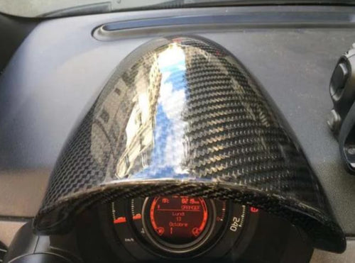 Cover cupolino 500ABARTH vera fibra di carbonio