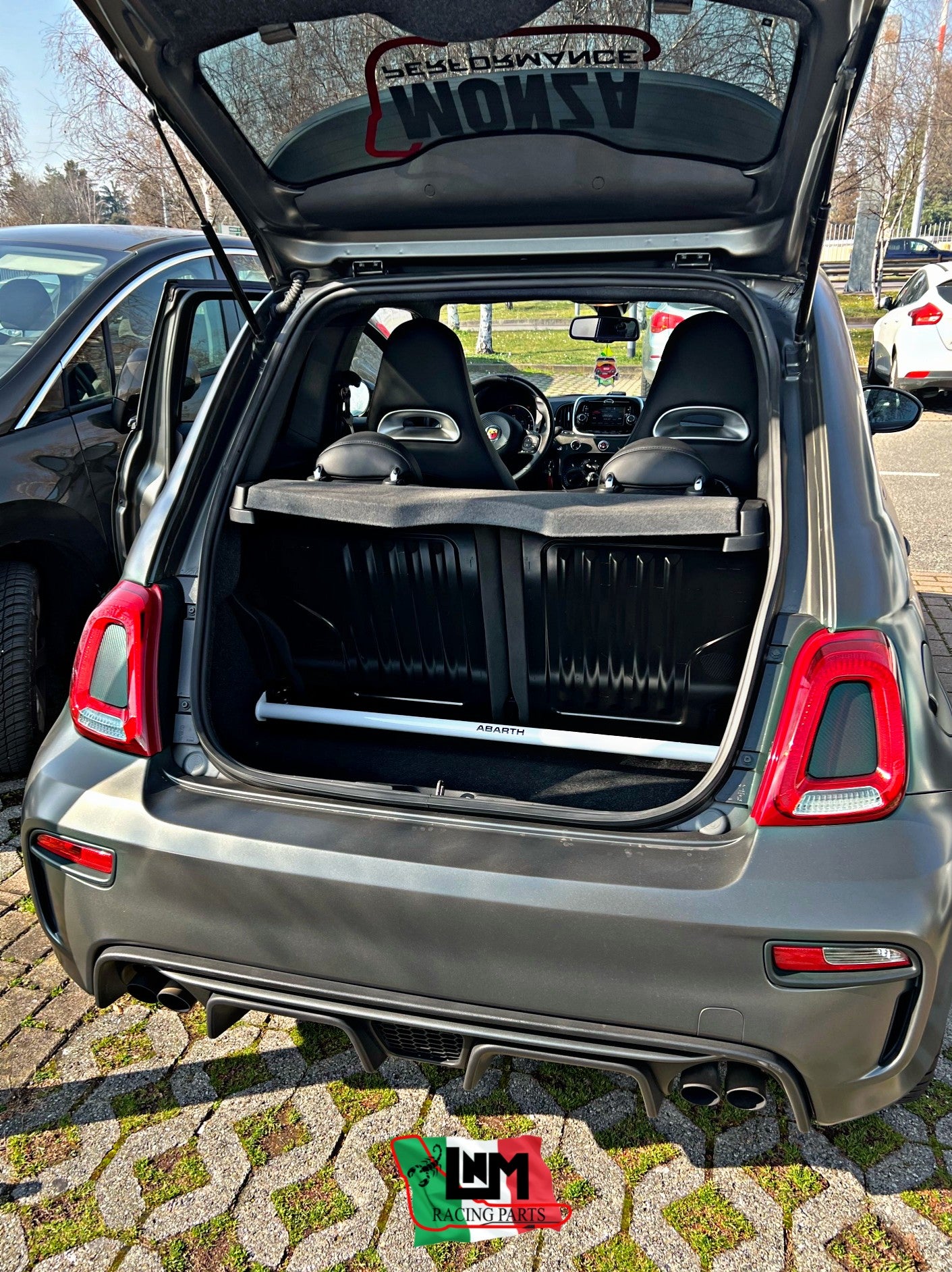 Trunk stiffening bar only LOWER 500ABARTH