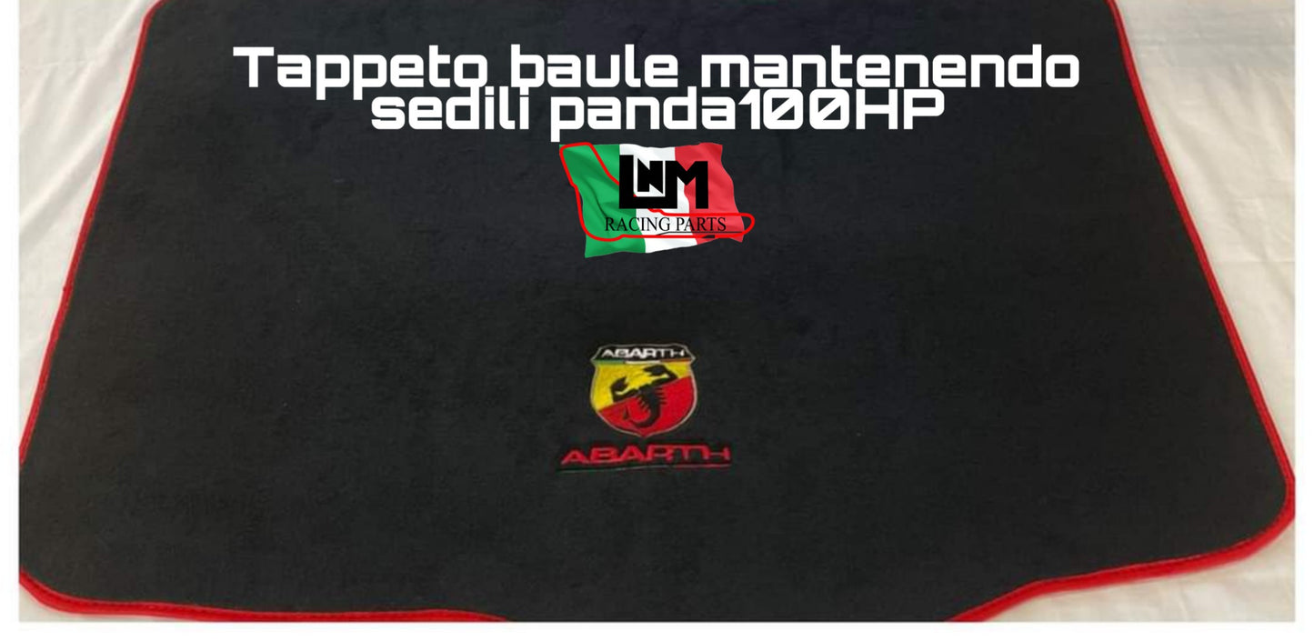 TAPPETO BAULE MANTENENDO I SEDILI PANDA100HP LOGO