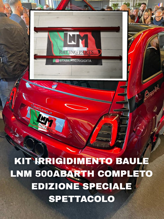 Irrigidimento baule completo 500ABARTH edizione speciale SPETTACOLO replica LNM