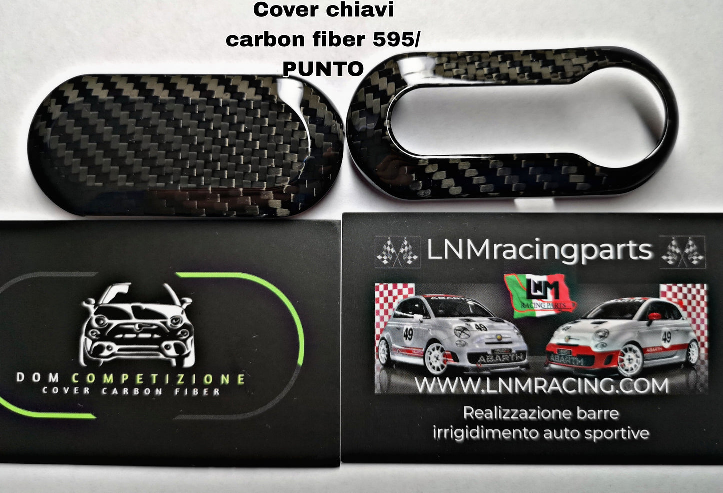 key shell cover CARBON FIBER 500ABARTH/500 RESTYILING - PUNTO ABARTH-PUNTOEVOABARTH / PUNTO EVO