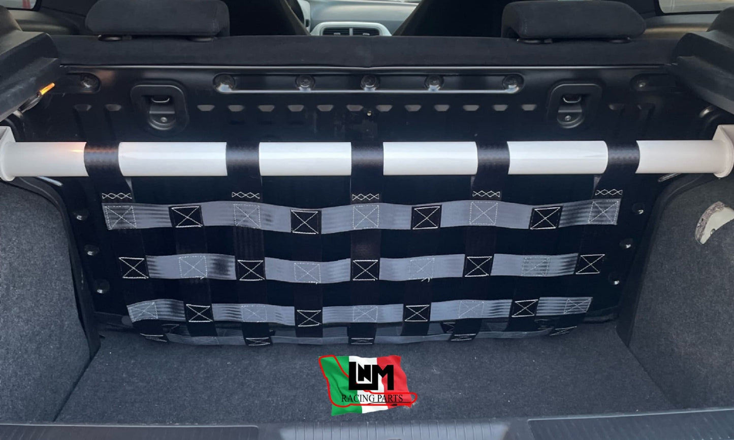 Clubsport trunk kit net (5 bar connections) PUNTO ABARTH &amp; ALFA MITO / 500ABARTH &amp; PANDA 100HP