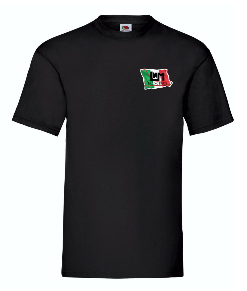 t-shirt NERO TG L logo lato cuore LNMracing