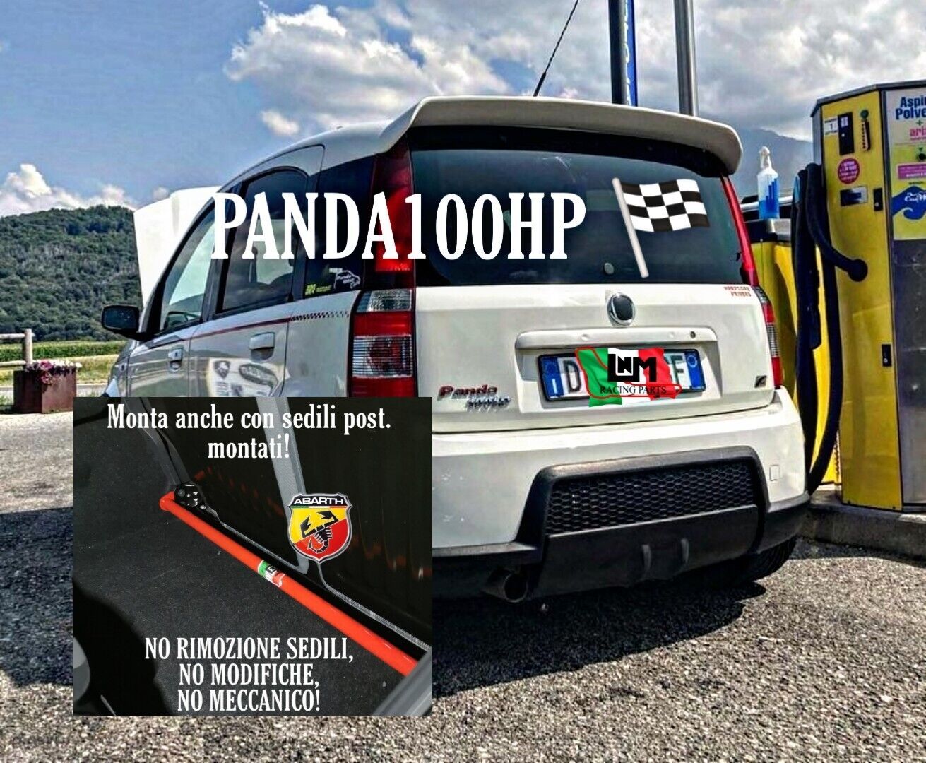 Barra irrigidimento baule INFERIORE PANDA100HP/PANDA